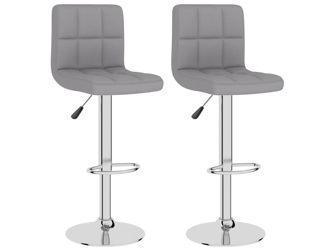 Bar Stool, Bar Stools Vidaxl Cinzeto Tecido (n/a)