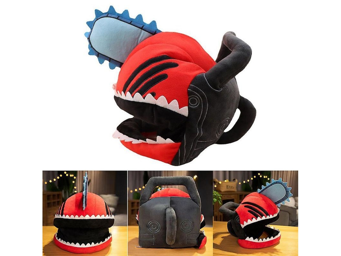 2026 gorro de Peluche de Pochita Chainsaw Man, Gorro Cálido Y Suave para Cosplay, Accesorios para Fiestas de Halloween.