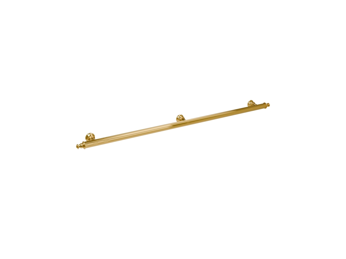 Puxador para Mobiliário Zamac Distância Central 448mm Banhado a Ouro Conjunto de 25 HARDWAREXCHANGE