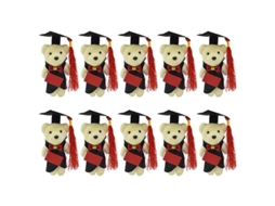 10 Peças De Bonecos De Urso De Formatura Adoráveis Allinless