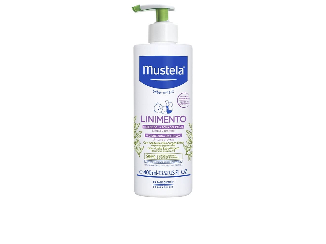 Linimento Mustela 400 Ml Bebé E Criança Válvula Doseadora