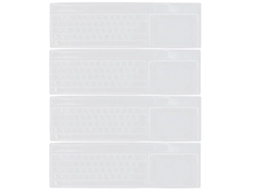 4 Capas Transparentes Para Teclado De Computador, Ideais Para Casa, Escritório, Escola, Etc. Everley891