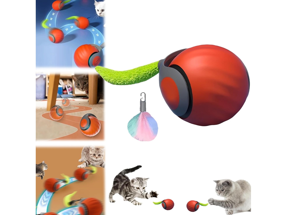 Bola Interativa Usb Com 2 Velocidades Laranja