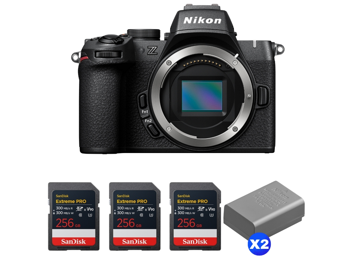 Z50 Ii + 3 Sandisk 256gb Extreme Pro Uhs ii Sdxc + 2 Nikon En el25a + Ebook “20 Dicas para Fotos Que Impressionam” NIKON