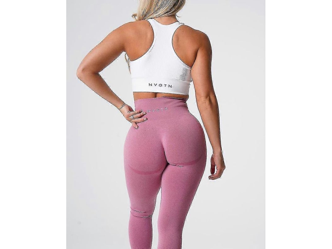 _leggings Sem Costuras Speckled Nvgtn de Spandex Alto Quadril Suaves para Academia Yoga Feminino