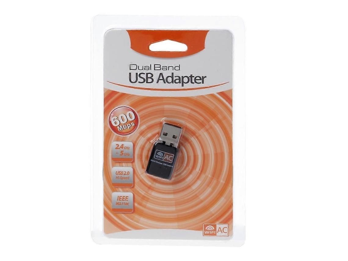 Lurelia Adaptador Usb Wi-fi Ac600 Rtl8811 Wi-fi 5 600 Mbps 433 Mbps Dual Band 2,4/5 Ghz Usb 2.0