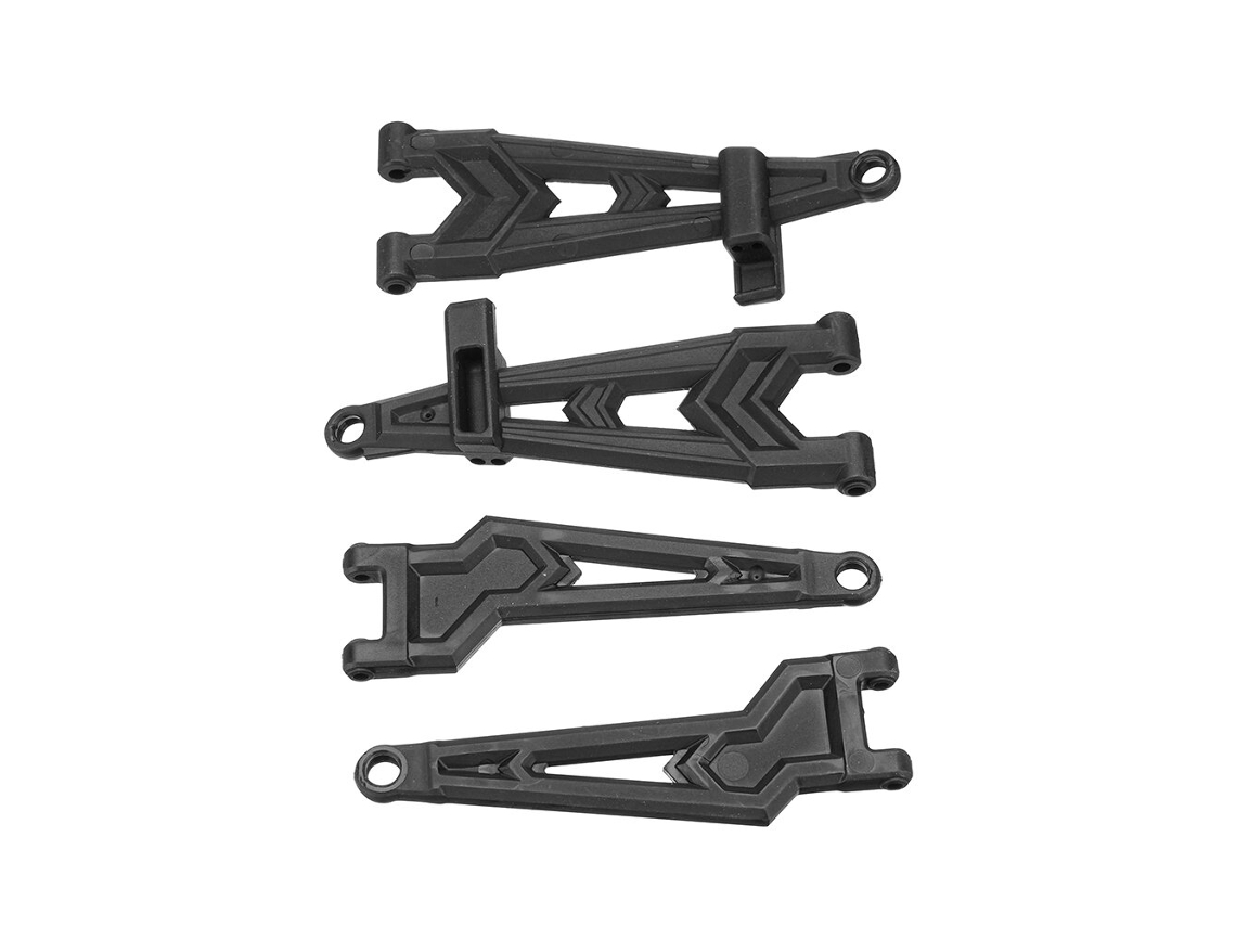 4 Peças Hbx 2996a 1/10 Traseira Suspensão Braços Superior/inferior Esquerdo/direito T2006t/t2007 Acessórios Rc MDUG
