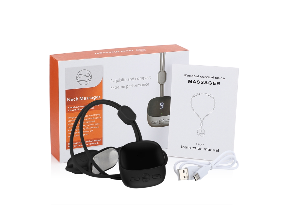 Massageador Inteligente Para Pescoço, Colarinho, Ombro, Corpo, Massagem De Pulso De Tecido Profundo, Massagem Muscular, 4 Modos, 9 Aquaforge