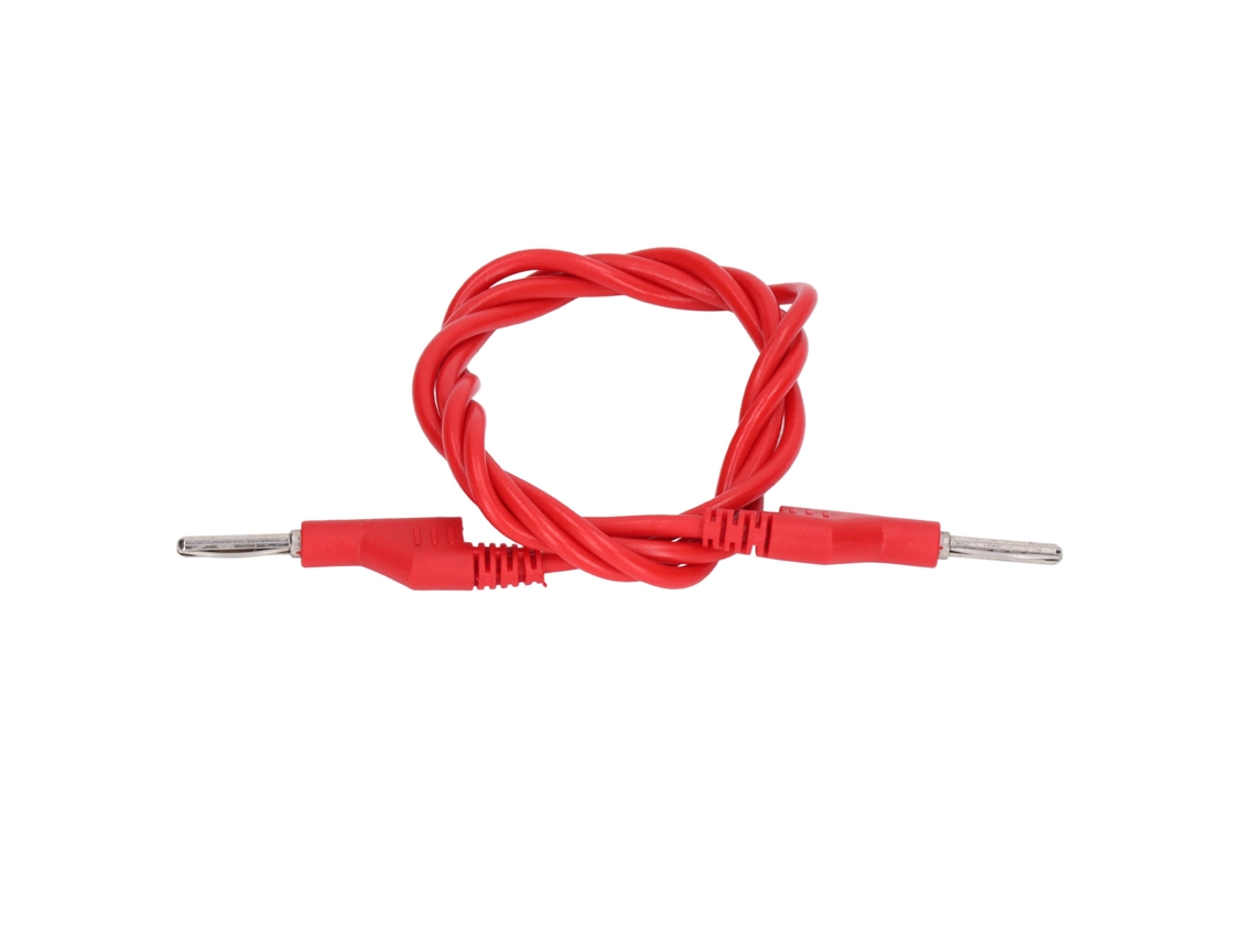 Cabo de teste de alta tensão de 4 mm macho para macho com plugue banana empilhável
