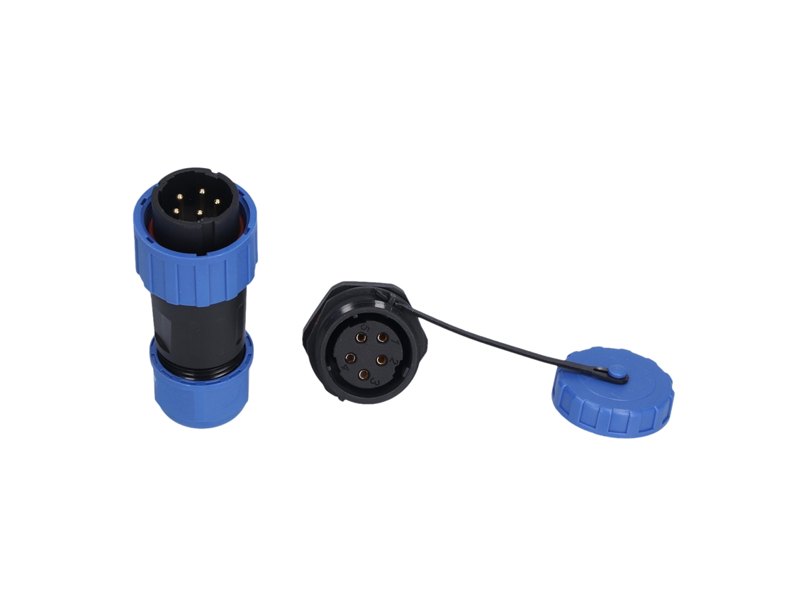 Conector À Prova D'água Com Porca Traseira Ip68, Tomada De Alimentação Para Aviação 250v Cabo/fio Lp205
