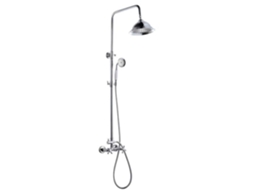 Coluna De Chuveiro Com Misturador Retro Chrome Rousseau