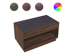 Coffee Table, Coffee Tables Vidaxl Marrom Madeira Processada (n/a)