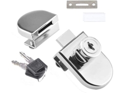 Fechadura De Pivô Único Para Armário Vidro, Portas Vidro 5 A 8 Mm, Com 2 Chaves.