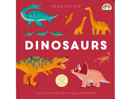 Livro Peek Inside - Dinosaurs de Philip Dauncey (Inglês - Capa Dura)