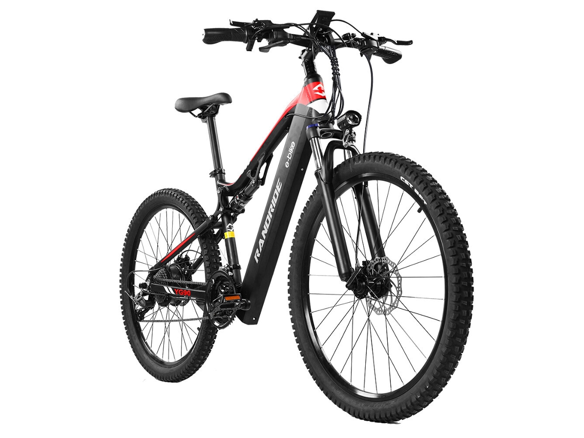 Randride Yg90b(17ah) Bicicleta Elétrica Com Motor De 1000 W, Bateria 48v13ah, Autonomia Até 50km E Rodas De 4 Polegadas, Estrutura Resistente E Con...