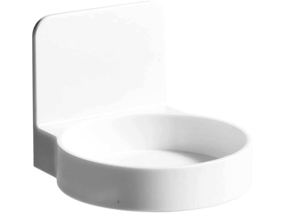 Prateleira De Parede Para Banheiro, Material Abs, Suporte De Ventosa Branco, Resistente À Ferrugem, Leve