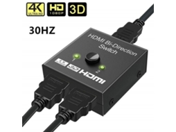 Divisor Hdmi 4k 30hz 4k 60hz Hd2.0, Adaptador De Comutação Bidirecional Para Ps5 1x2 2x1, 2 Em 1 Saída
