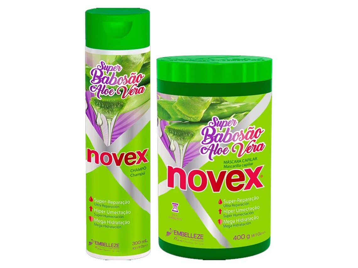 Shampoo Novex Aloá Vera 300 ml e Máscara Novex 400 g