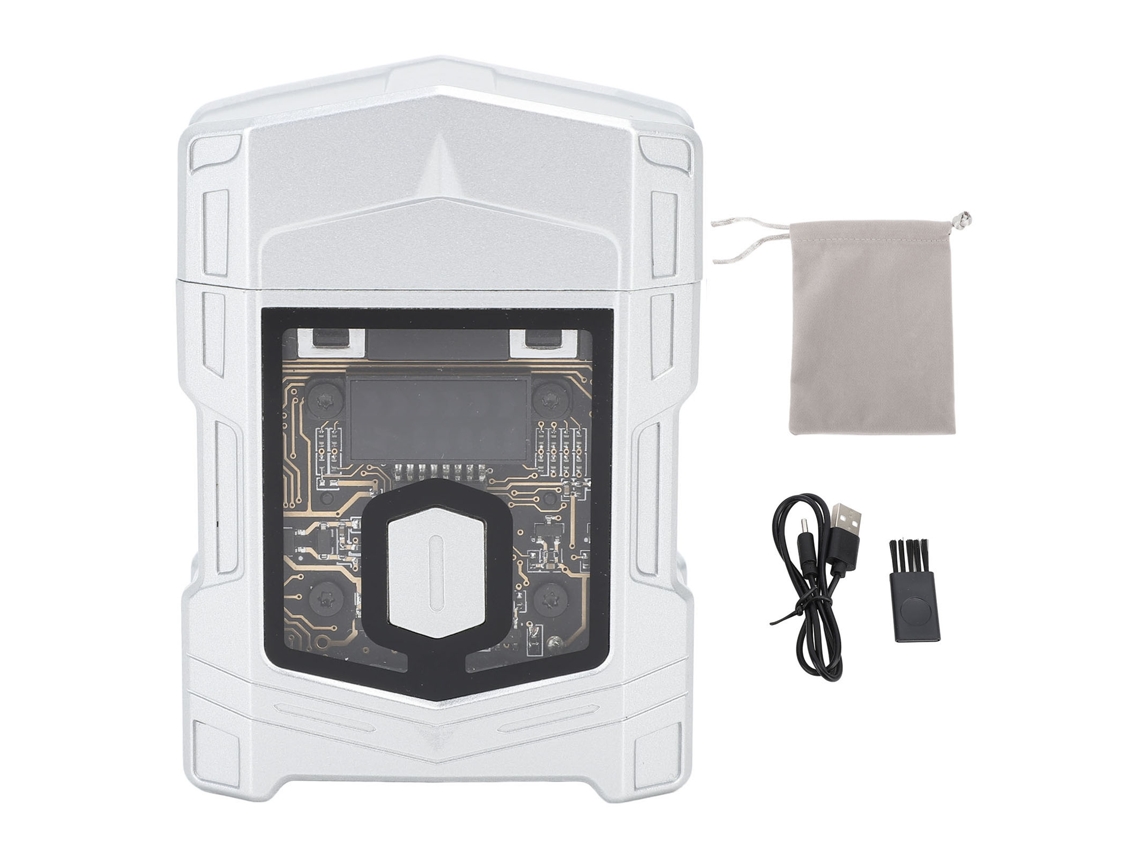 Laxiscreed Máquina De Aparar Barba Mini Com Lâmina Autoafiável E Resistente À Água Ip68