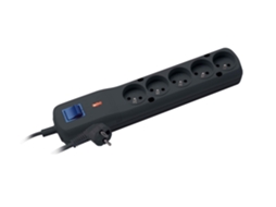 Extensão Elétrica LESTAR para Pc, Tv e Laptop com 5 Tomadas, 1,5 M