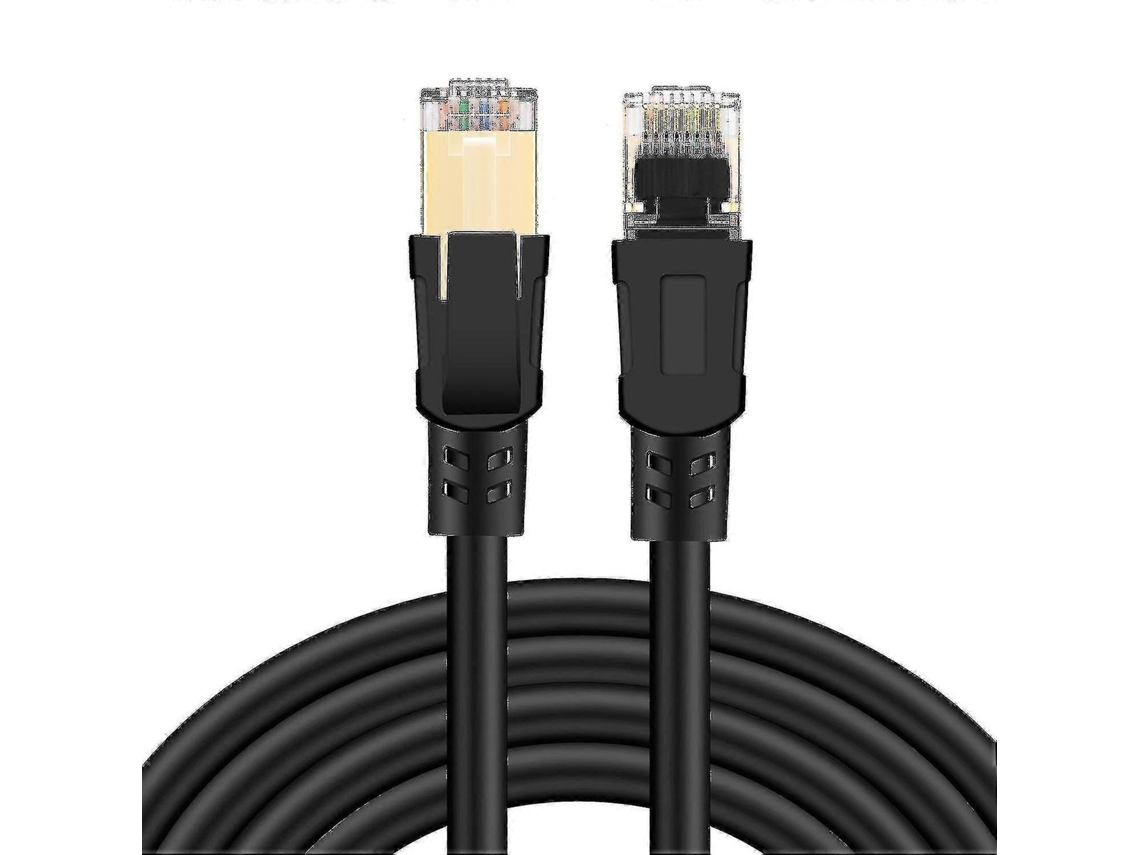 Cabo Ethernet Cat 8 40gbps 2000mhz S/FTP S/MARCA