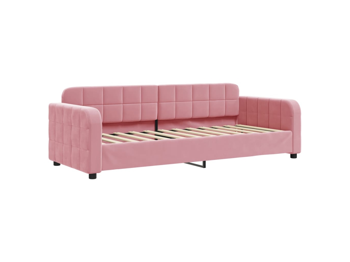 Day Bed, Day Beds Vidaxl Cor-de-rosa Veludo (80 X 200 Cm)