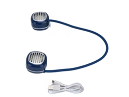 Vento Portátil Para Pescoço Laxiscreed, Recarregável Usb, Sem Lâmina, Ideal Para Uso Diário