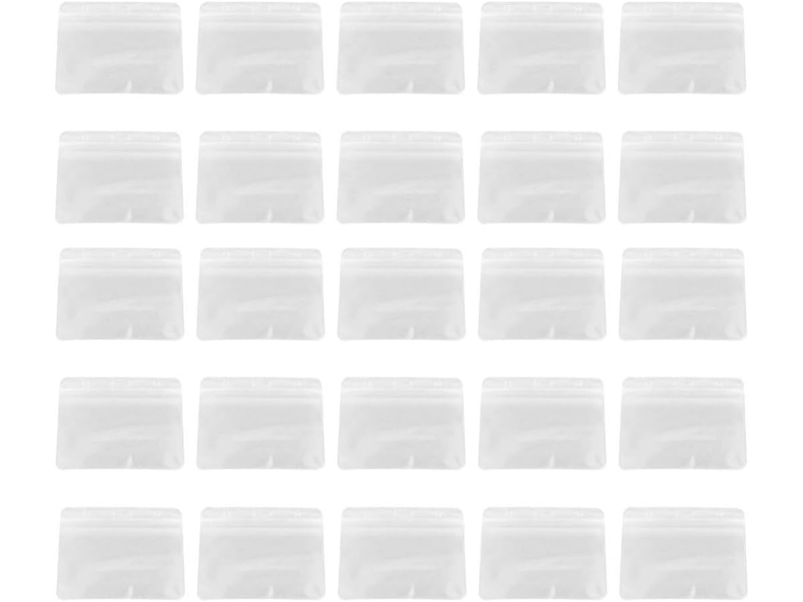 Porta Crachás Secfou Em Pvc Branco, Pacote Com 100 Unidades, Fácil De Usar E Prático O Escritório E Ocasiões