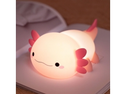 Luminária De Mesa Axolotl Recarregável Para Crianças,abajur De Toque Em Silicone Sem Fio,decoração Para Quarto De Bebê,presente Para Menina E Menino