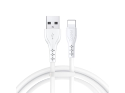 Cabo de Carregamento Usb para 8 Pinos, 1 M, 2 A, Branco, em Pvc, Pacote com 20 Unidades AQUAFORGE
