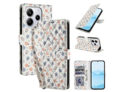 25-26 Flower Pattern Buckle Leather Phone Case With Lanyard