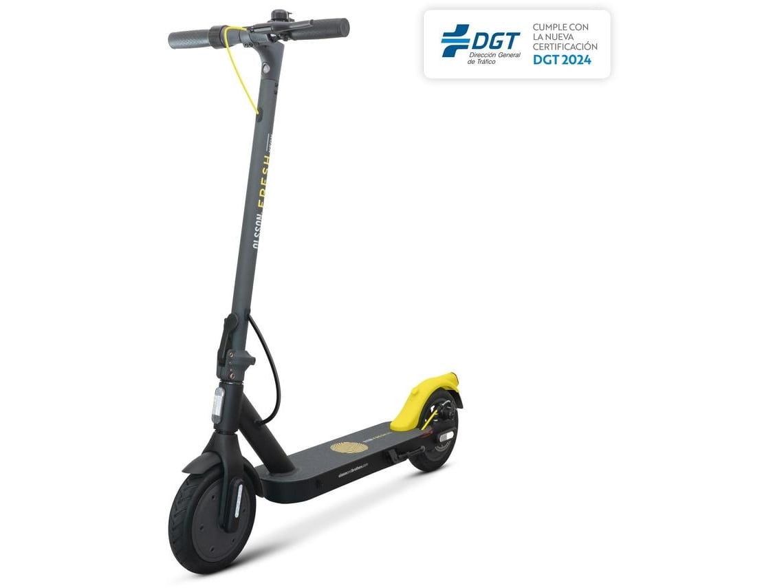 Trotinete Elétrica OLSSON NEON (500 W - Autonomia: 25 Km - Amarelo)