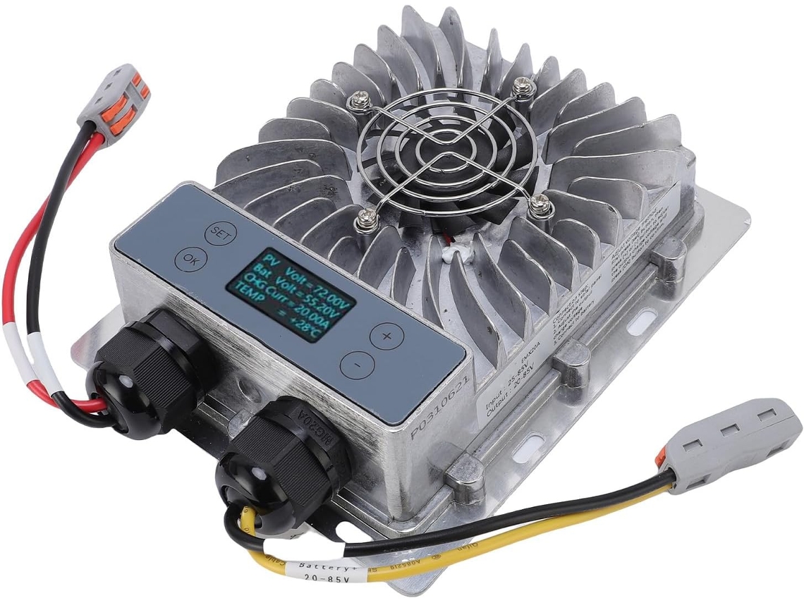 Controlador de carga solar MPPT 1200W, Com