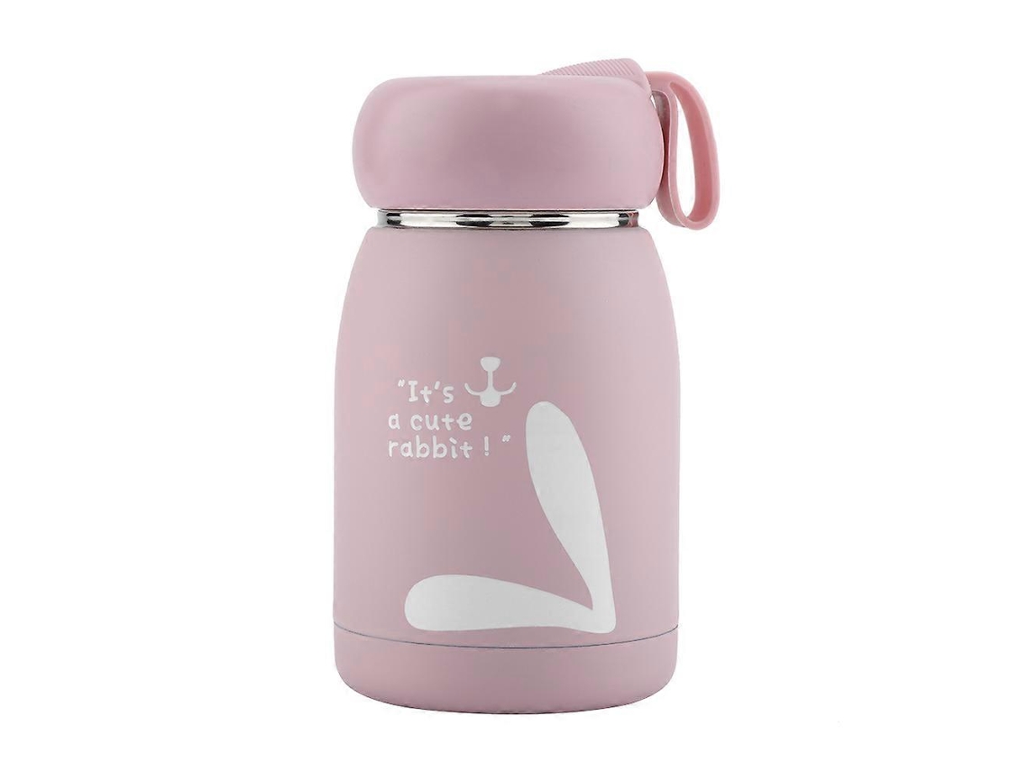 Caneca Térmica Com Estampa De Coelho Fofo De Aço Inoxidável E Garrafa De Água Ly Ebike