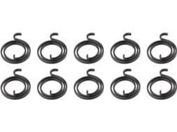 Kit De Reparo Para Molas Torção Em Aço Inoxidável Preto Com 2, 5 Voltas Para Maçanetas Internas, Para Portas Esquerda E