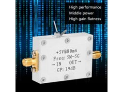 Laxiscreed Amplificador De Sinal Rf Broadband 5ghz Com Ganho De 19db Para Wi-fi De Alta Performance