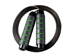 Corda de Pular de Fio de Aço para Suporte de Peso Verde e Preto-400G 2,8 M 4,4 Mm