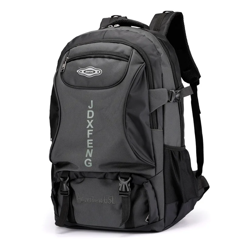 Mochila Impermeável De 60 Litros Para Caminhadas, Esportes, Escola, Escalada, Camping, Trekking E Viagens, Unissex, Cinza