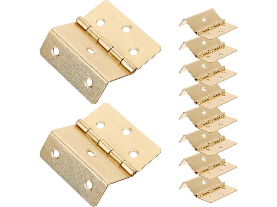 Conjunto De 10 Dobradiças Ferro Estilo Antigo Para Armários, Portas,