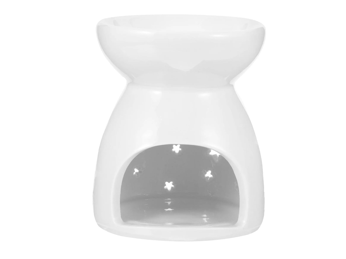 Queimador Multifuncional De Cera De Cerâmica Para Chá E Cera Aromática – Uma Peça Prática Para Decoração Da Casa.