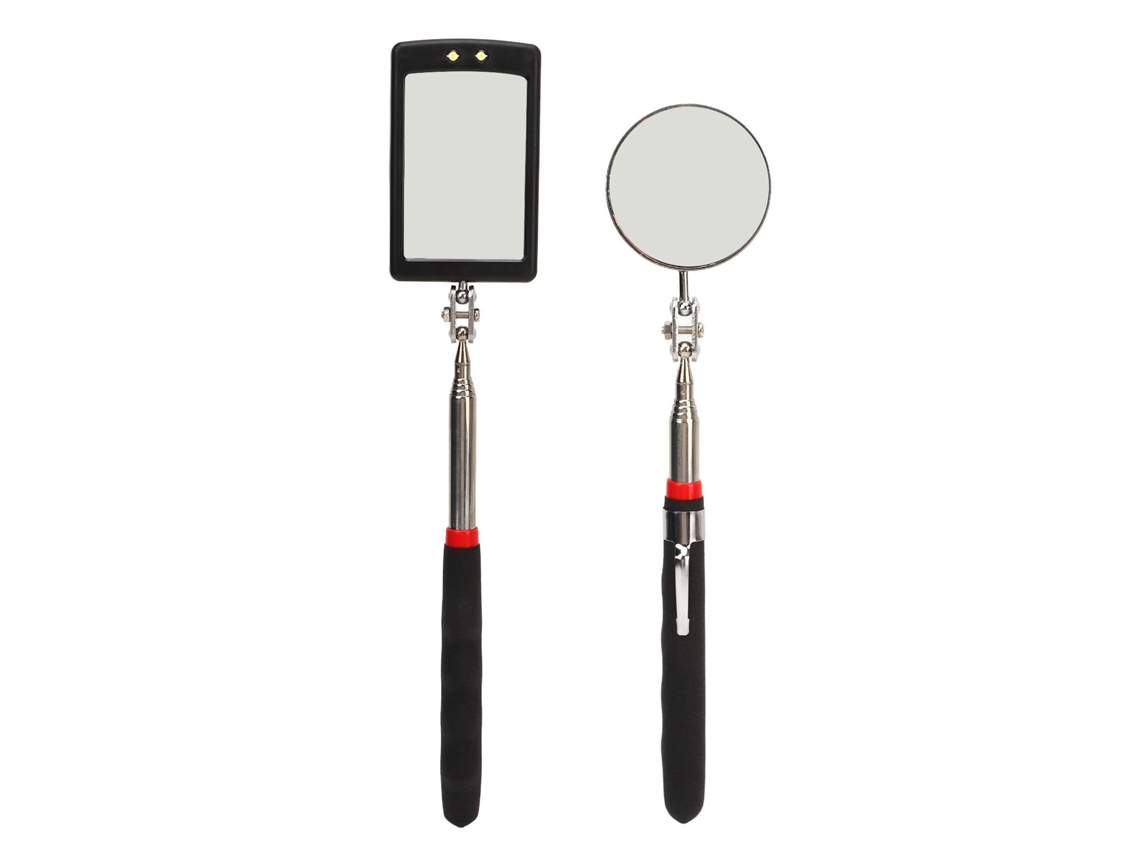 Kit De Espelho De Inspeção Telescópico Com Iluminação Led Sunflare