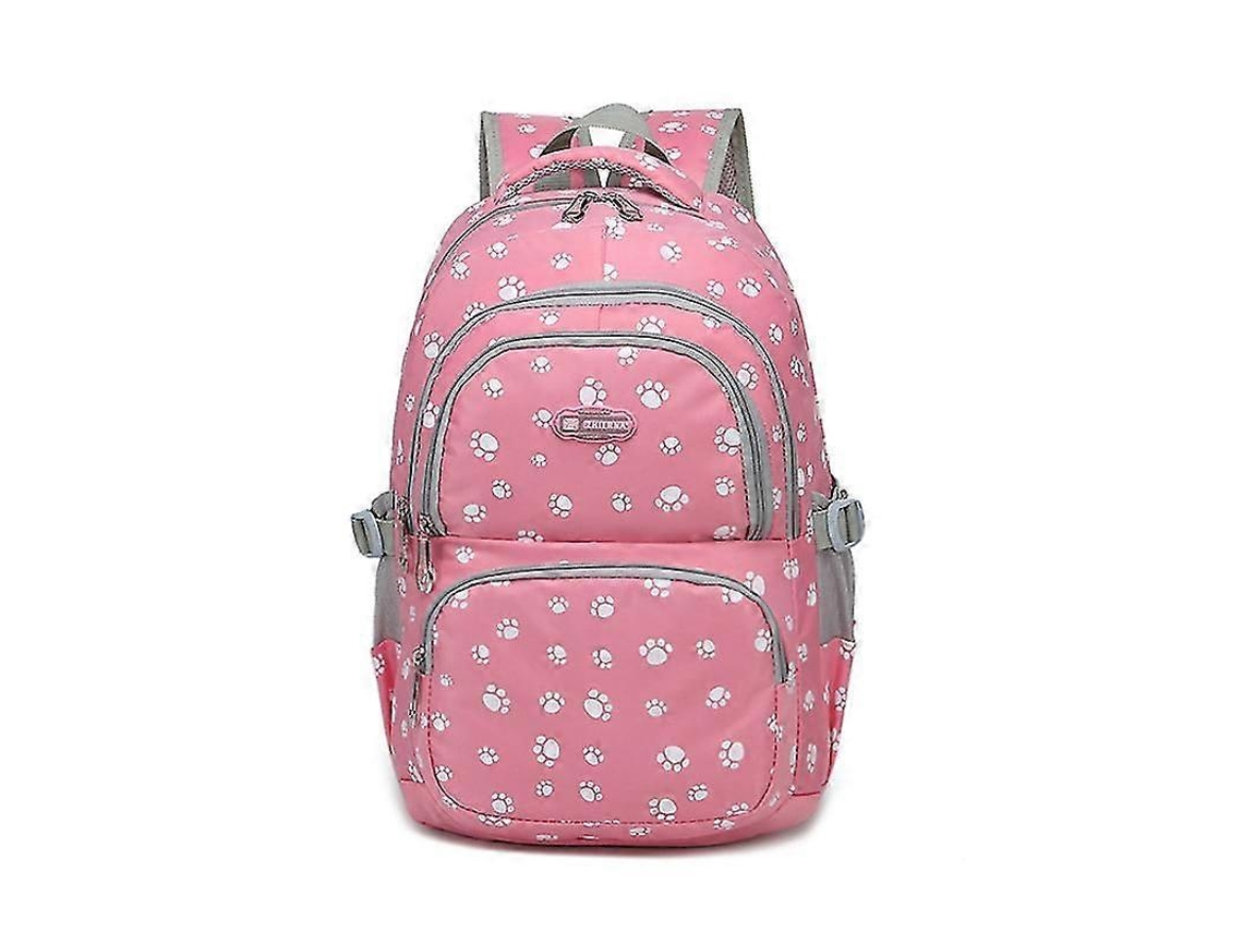 Mochila Com Estampa De Pata De Cachorro, Mochila Escolar Para Estudantes Do Ensino Fundamental Olysi Shop