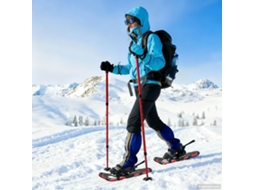 Vidaxl Raquetes De Neve 3 Em 1 Com Bastões De Caminhada 63,5 X 21 Cm