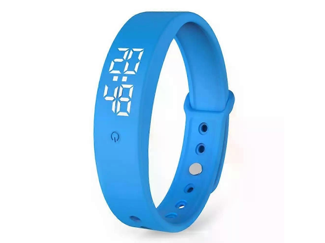Pulseira Inteligente Esportiva Com Led, Monitor De Temperatura Corporal, Termômetro, Alarme Vibratório E Lembretes. Ideal Para Estudantes E Alunos.