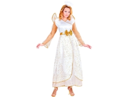 Fato de Mulher WIDMANN Anjo Glamoroso Dourado (Tam.: L)