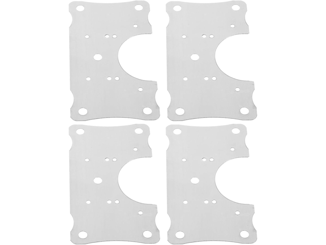 Kit De Reparo Dobradiças Aço Inoxidável Para Armários, 4 Peças Com Parafusos, Para Portas De Armários Cozinha E