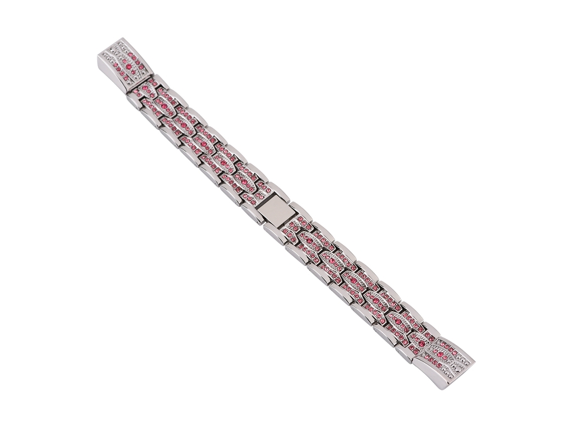 Bracelete de relógio EOOCOO substituição Fitbit Alta com decoração de diamantes