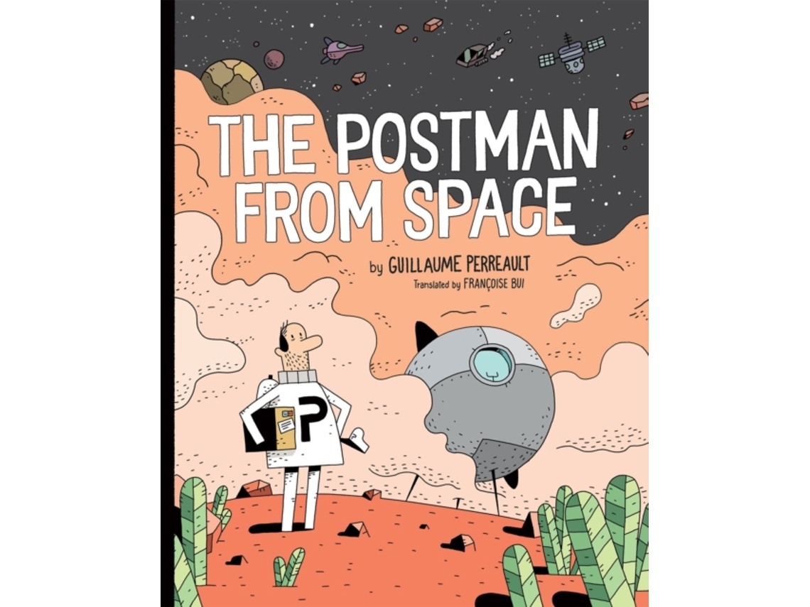 Livro the postman from space de guillaume perreault (inglês)