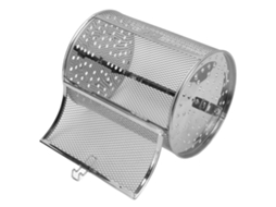 Cesta Rotativa de Aço Inoxidável S/MARCA para Forno 360°