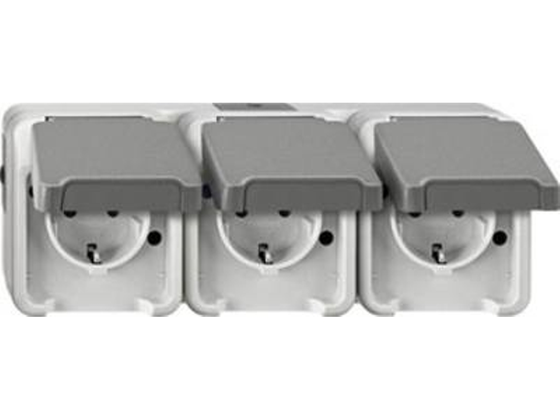 Meg2390 8029. Corrente 16 A. Largura 223 mm, profundidade 83 mm, altura 57 mm (4074953) Merten (máximo)